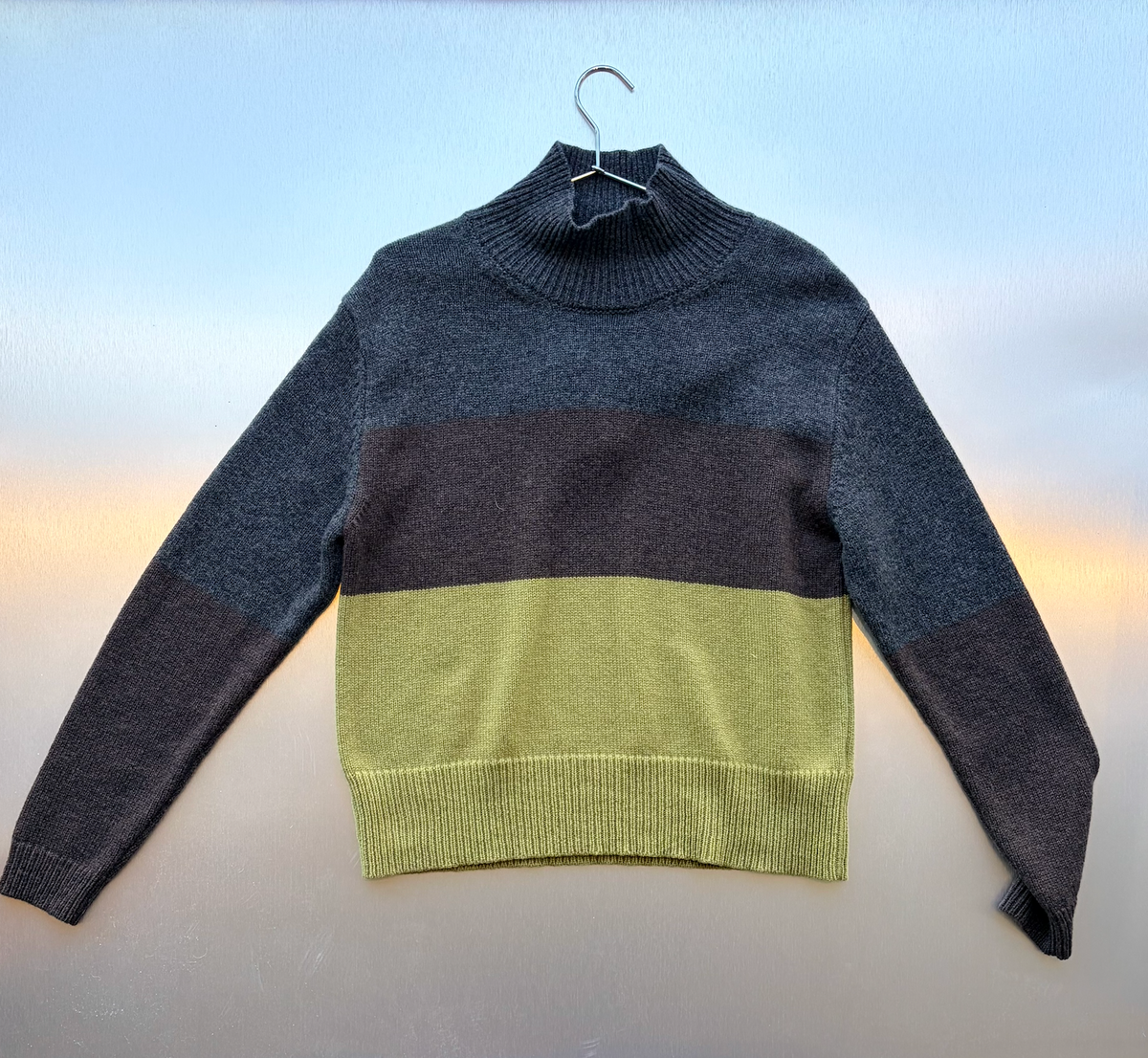 NAMACHEKO Gareth Highnek  Sweater in Green