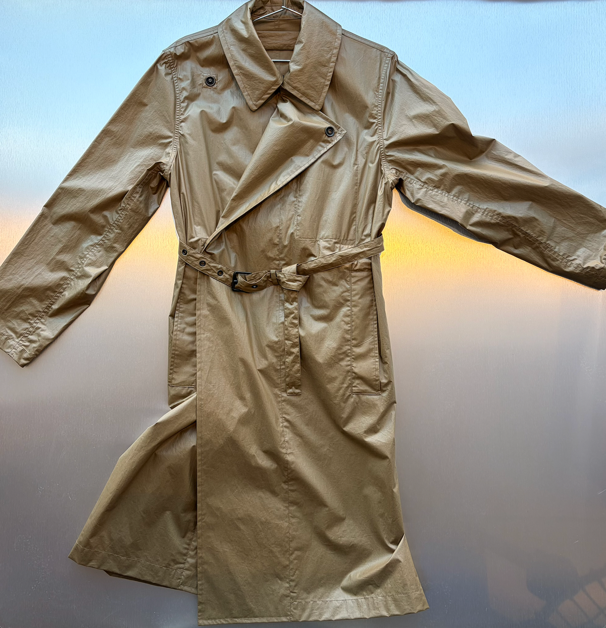 LEMAIRE Light Wrap Coat in Khaki