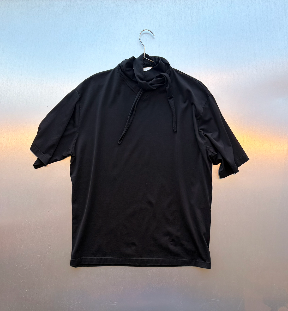 LEMAIRE T-Shirt with Foulard in Black