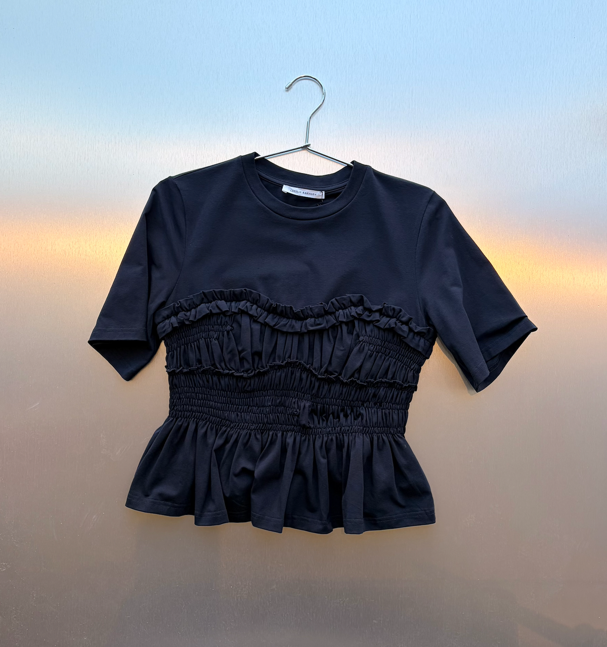 CECILIE BAHNSEN Vilde Shirt in Navy