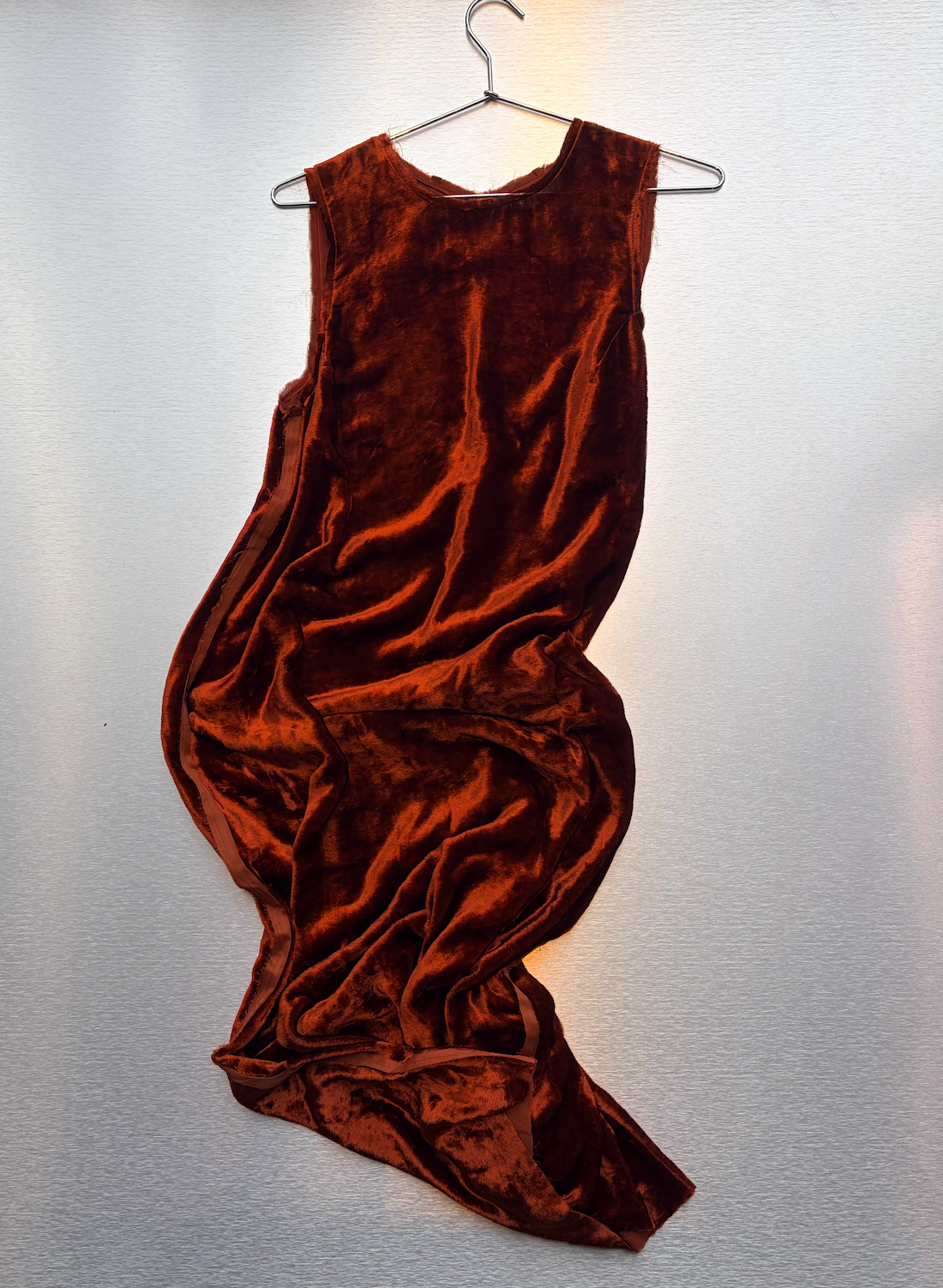 6397 Selvedge Shift Dress in Amaro