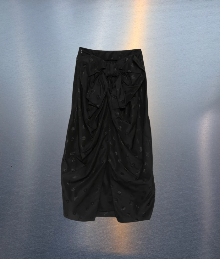 CECILIE BAHNSEN Umina Skirt Ditsy Bellis in Black