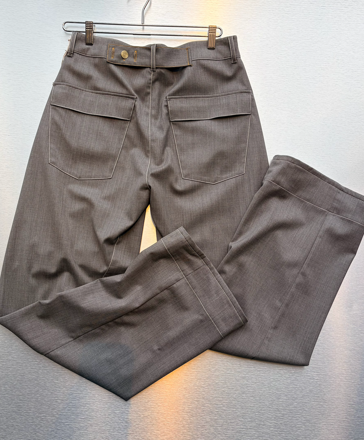 6397 Twisted Seam Pant in Iron