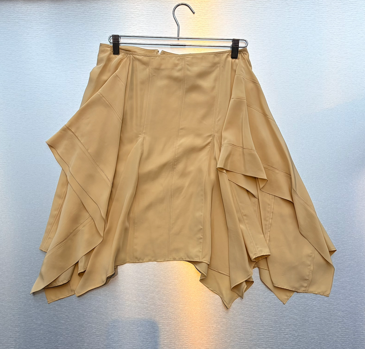 LEMAIRE Paneled Skirt in Custard