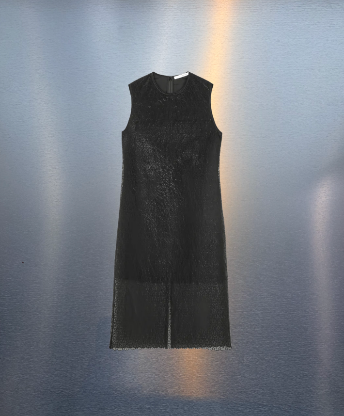 CECILIE BAHNSEN Devin Dress in Black