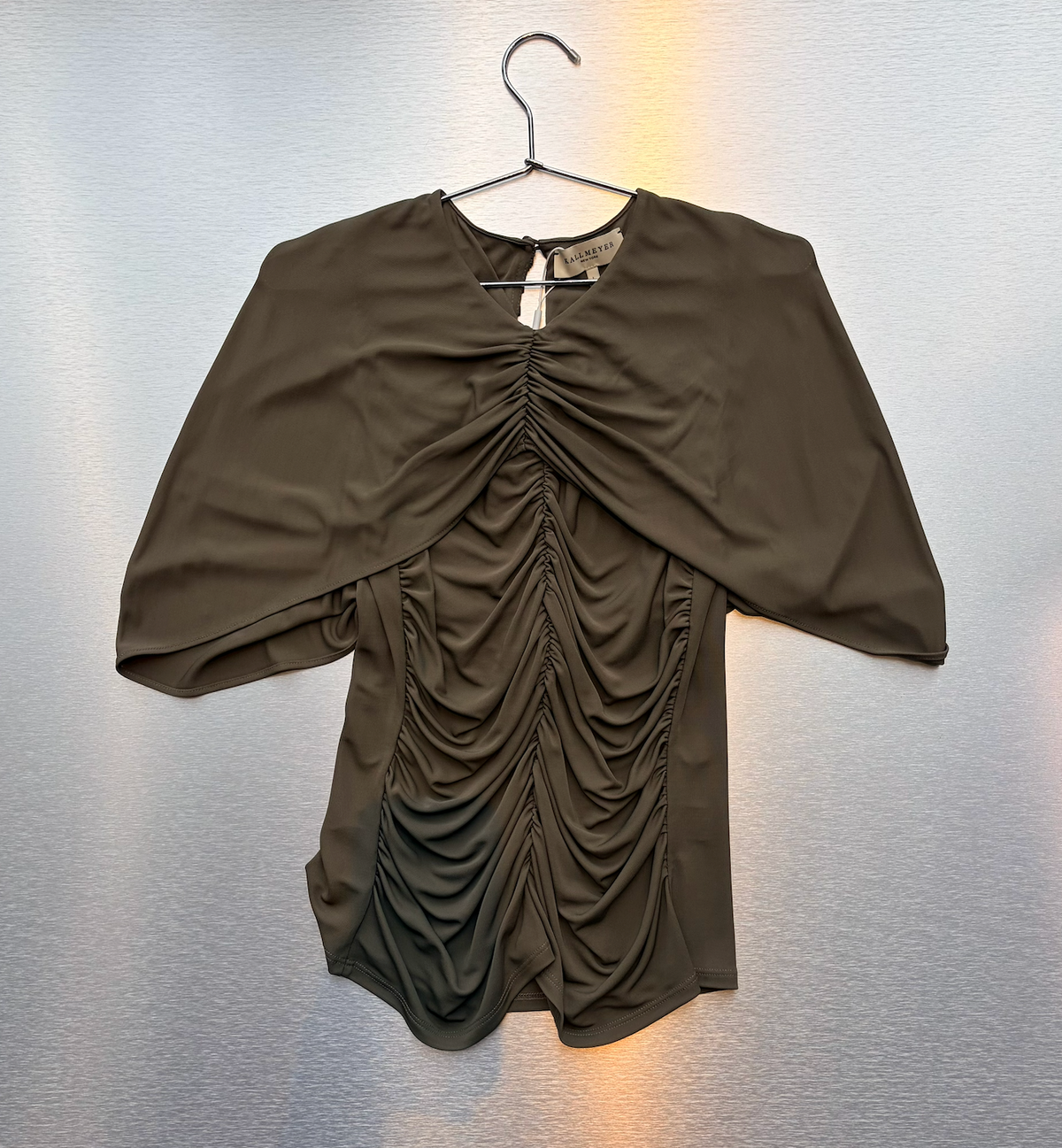 KALLMEYER Emme Cape Top in Thyme